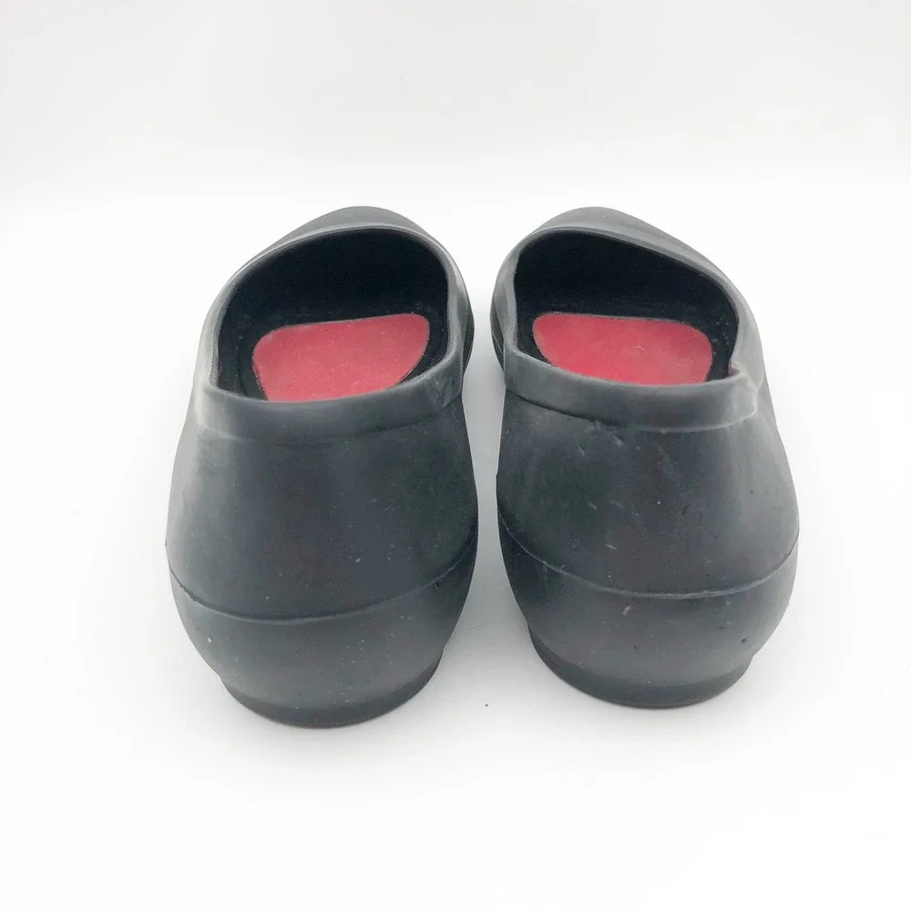 Crocs Shoes Womens 9 Lina Flat Black Rubber Pointed Toe Ballet Flats Office